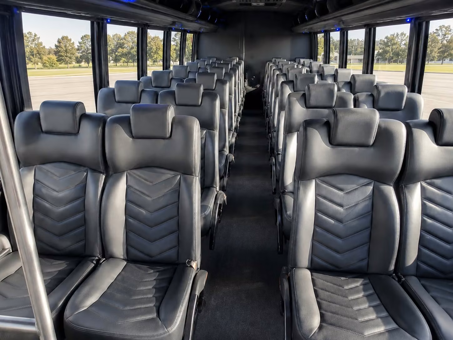 18 passenger minibus inside