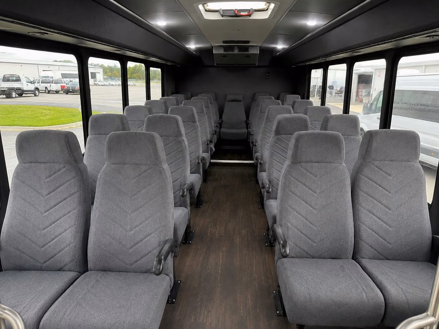 18 passenger minibus interior