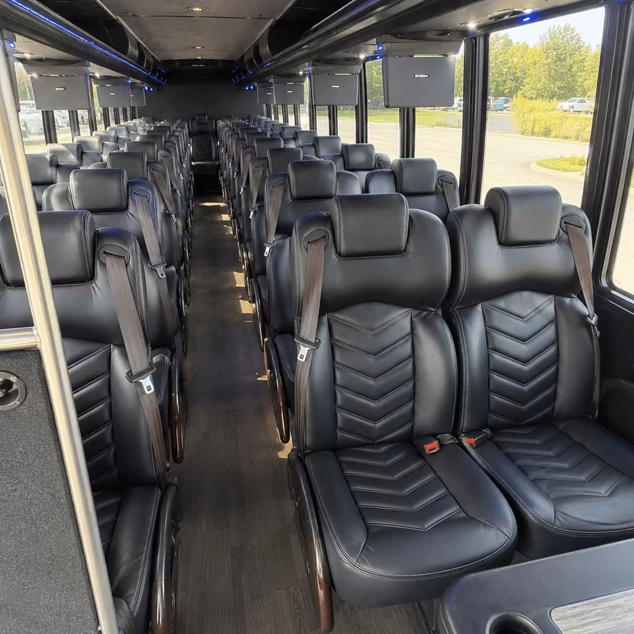 28 passenger minibus inside