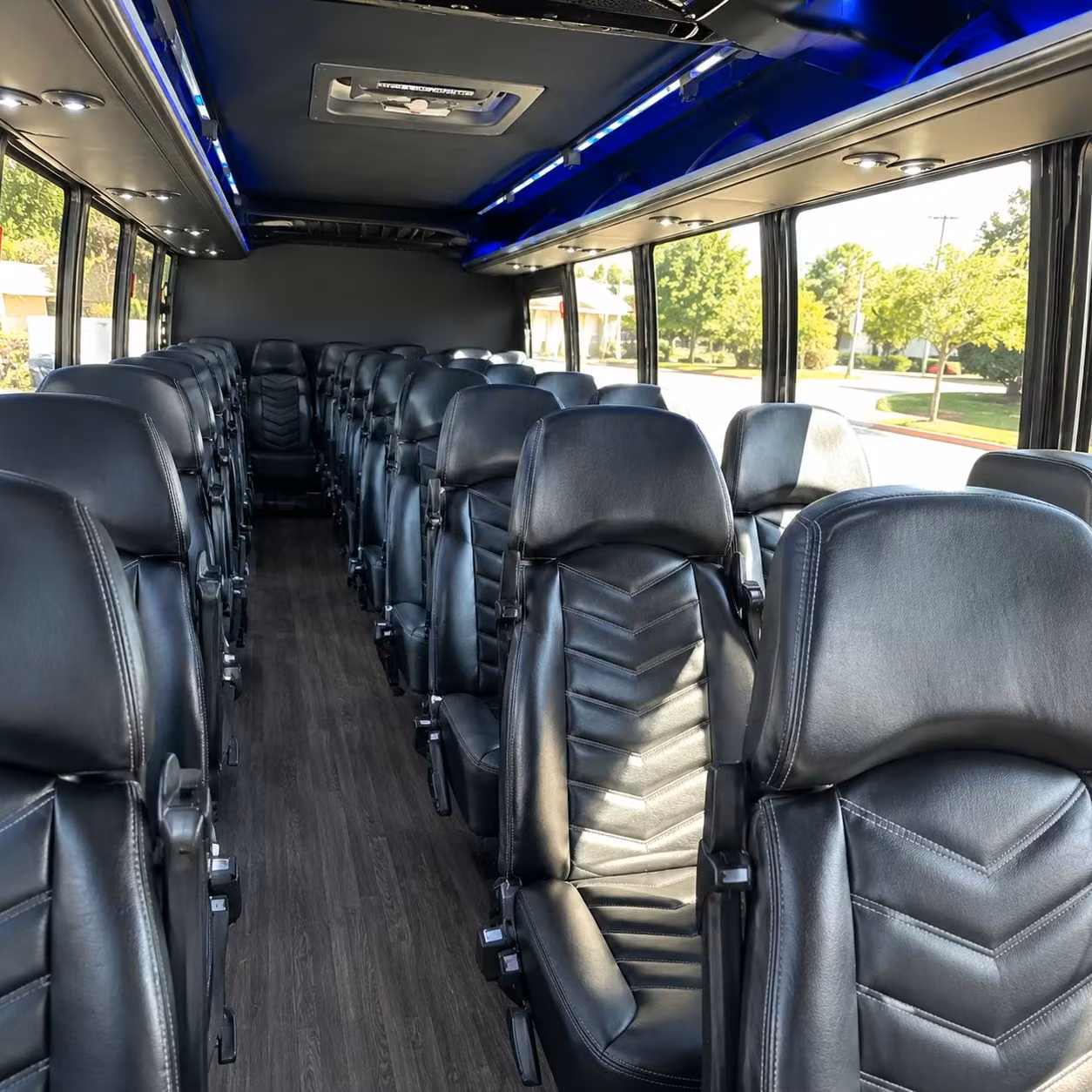 30 passenger minibus interior