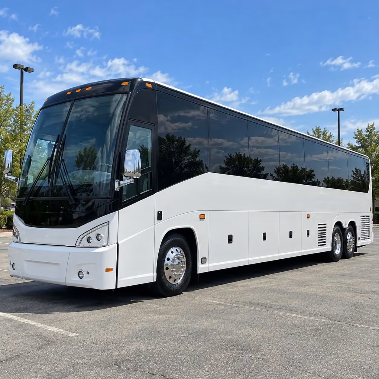 charter buses for large greensboro prom groups fit the whole class