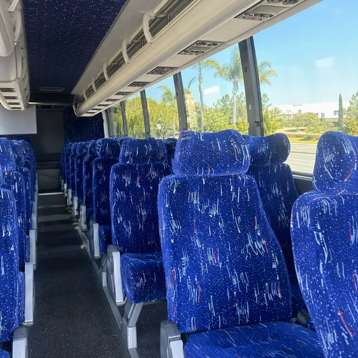 greensboro charter bus rental inside