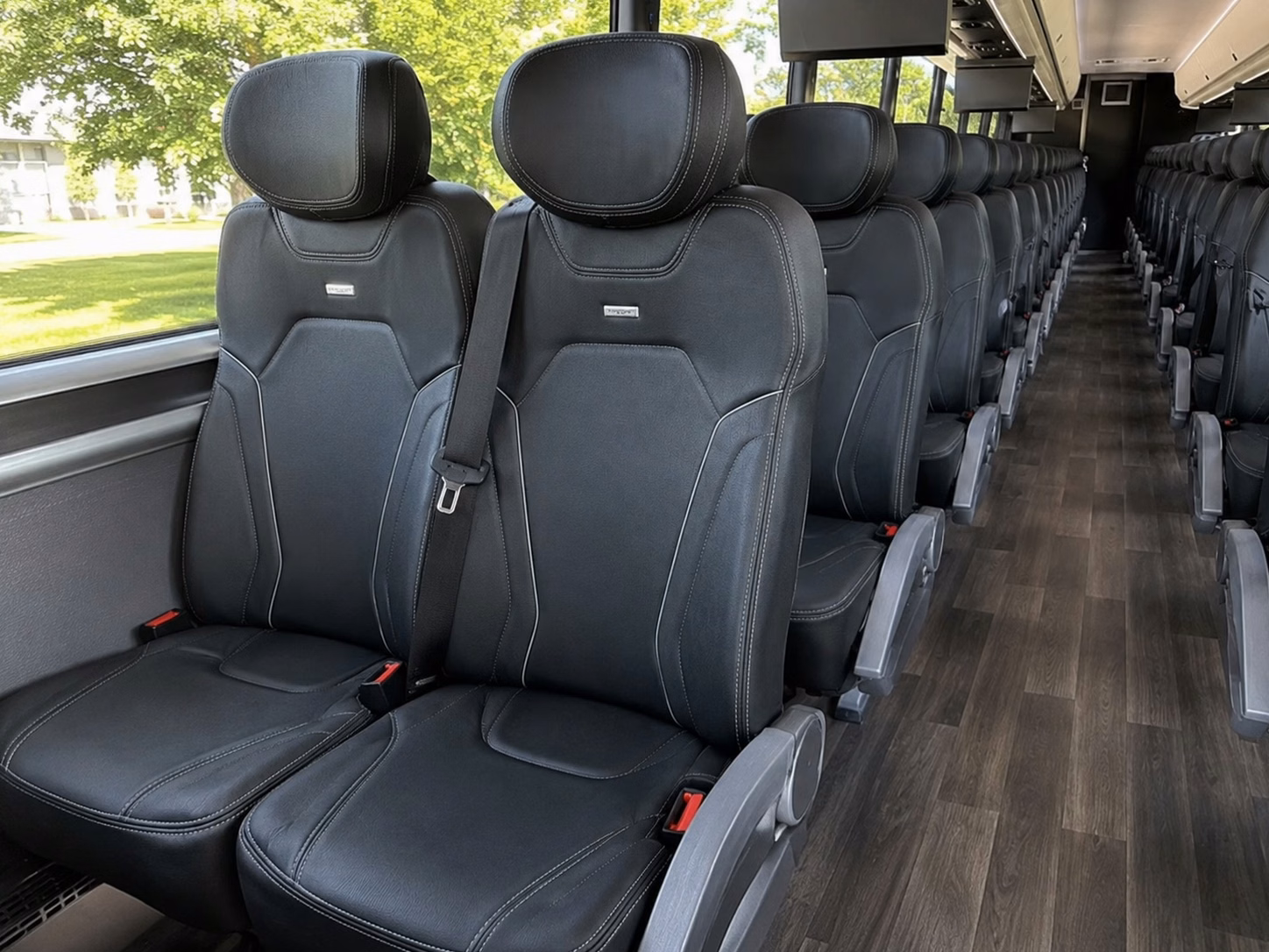 with a greensboro wedding charter bus out of town guests arrive relaxed and ready